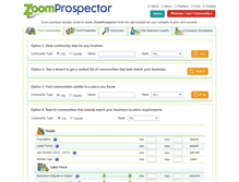 Tablet Screenshot of embed.zoomprospector.com